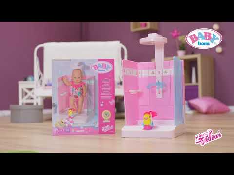 Автоматична душова кабіна для ляльки Baby Born - Купаємося з качечкою