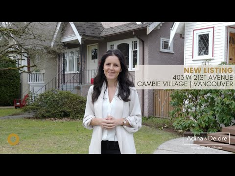 SOLD ✨ 403 W 21st Ave, Vancouver