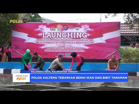 POLDA KALTENG INISIASI PEKARANGAN PANGAN LESTARI
