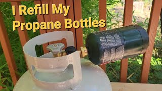 How I Refill Propane 1 Pound Bottles from Big Gas Tanks