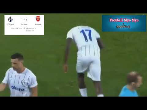 FC Zurich Vs Arsenal #highlights #1-2 #europa #2022