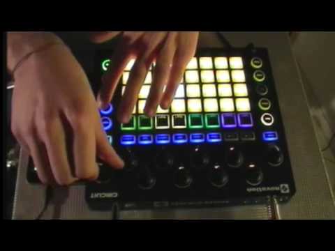 TEKNO ACID  Illegal rave - novation circuit [live set]