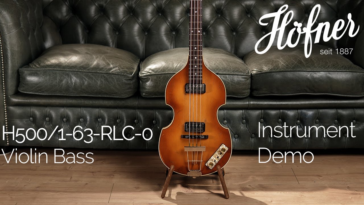 Höfner H500/1-63-RLC-0 Violin Bass Demo