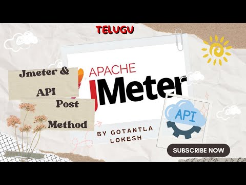 JMeter Beginner[2024] Part 22: API Testing Using JMeter | Post Method | Telugu