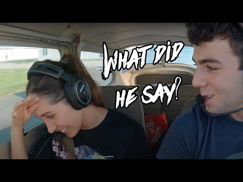 She Tries The Radio Calls - Ferrying A Cessna 172RG Into Fort Lauderdale INTL!