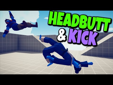 HEADBUTT & KICK! HEADBUTTER& TAEKWONDO vs EVERY FACTION 2v1 - Totally Accurate Battle Simulator TABS