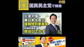 国民民主党 原田ひでかず 復興特別委員会 6月1日