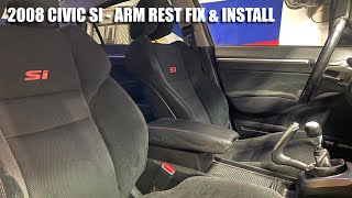 DIY ARM REST FIX AND REINSTALL! OEM INTERIOR COMPLETE!!