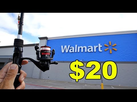 $20 Walmart Fishing Reel Test -- Good Buy or NAH??
