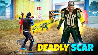 New Scar🔥 Haven Warrior Scar & Funny Gameplay - Badge99 - Garena Free Fire
