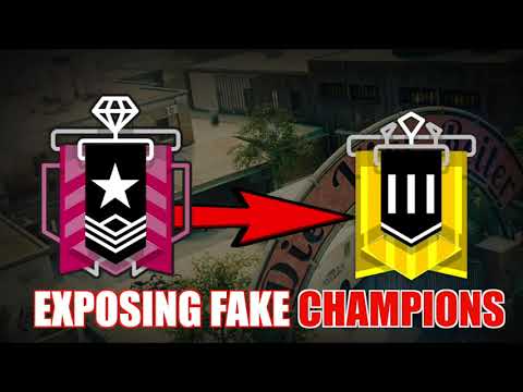 Exposing FAKE Champions - RAINBOW SIX SIEGE (bEsT #1 cHaMp sEtTinGs) ☜(ˆ▿ˆc)