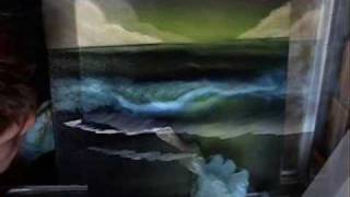 Time Lapse Oil Painting: Pthalo Sea