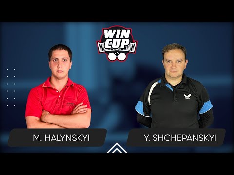 19:30 Mykola Halynskyi - Yurii Shchepanskyi West 5 WIN CUP 23.05.2024 | Table Tennis WINCUP 1