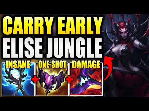 HOW TO DOMINATE THE EARLY GAME WITH ELISE JUNGLE! (+ SOLO BARON)