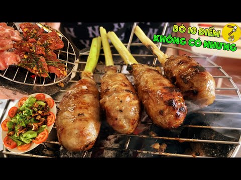 BÒ 7 MÓN CHÂU ĐỐC có siêu phẩm bò lá chúc nướng tại ban