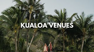 OAHU WEDDINGS | kualoa ranch wedding venues