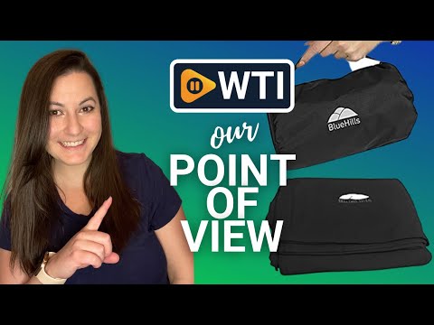 BlueHills Compact Travel Blanket Pillow - WTI product video review