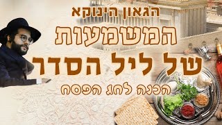 הגאון הינוקא - המשמעות של ליל הסדר - הכנה לחג הפסח