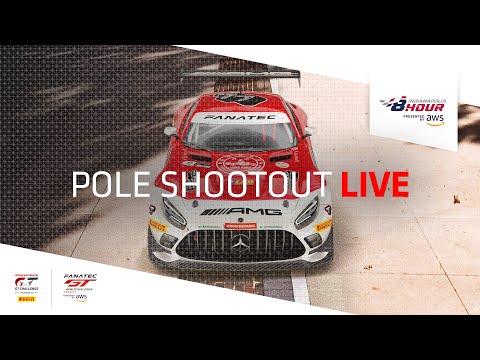 LIVE | Pole Shootout | Indianapolis 8 Hour | Fanatec GT World Challenge Presented by AWS 2022