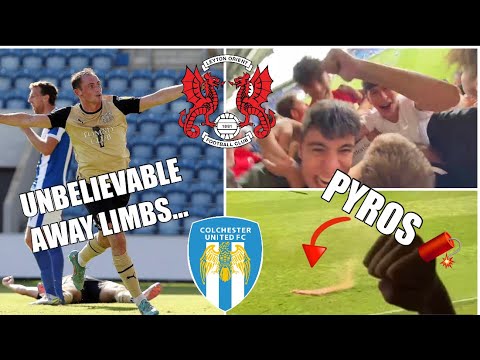 PYROS and AWAY END CHAOS as LEYTON ORIENT BATTER COLCHESTER | Colchester 1-3 Leyton Orient