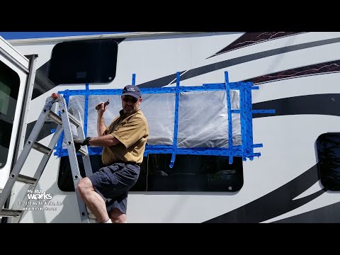 Replace A Broken Frameless RV Window