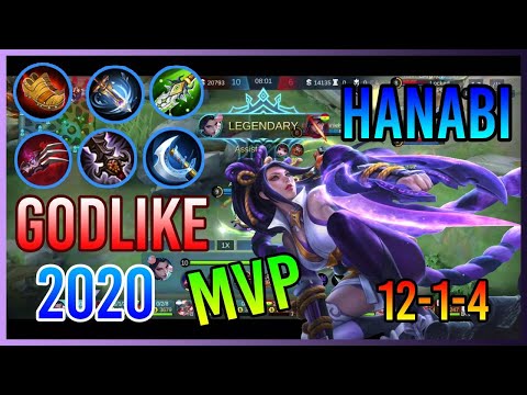 MLBB HANABI GAMEPLAY || HANABI Mobile Legends BEST ITEM BUILD 2020 GODLIKE GUIDE - MLBB Gameplay 🔥