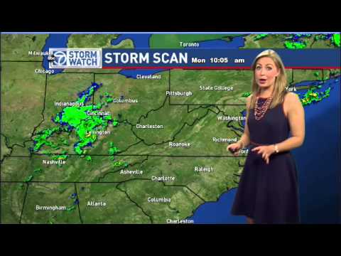 Monday midday weather forecast - June 1, 2015