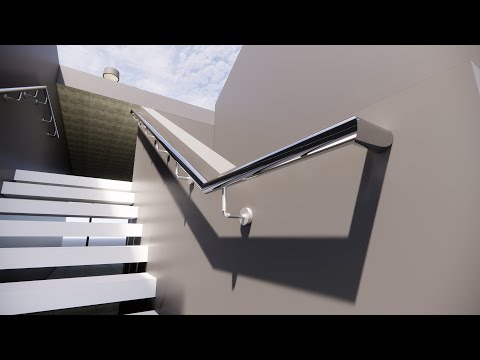 Wall rails in Revit | wall mounted rails