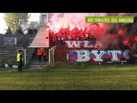 Oprawy i doping Polonia Bytom - Szombierki Bytom 3:0 13.10.2018