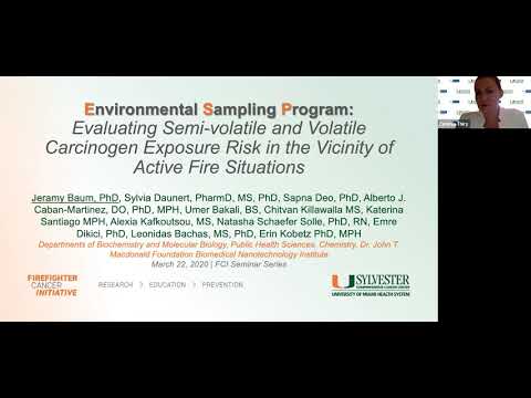 FCI March 2021 Seminar: Evaluating Carcinogen Exposure Risk Near Active Fire Situations