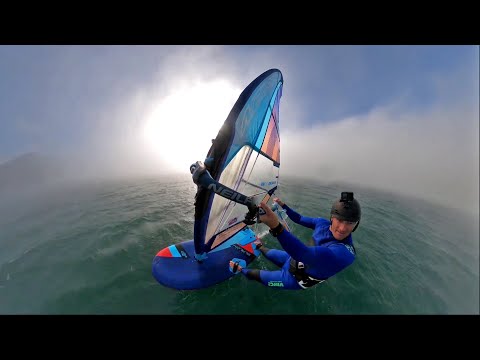 Walchensee Extreme Foil-Fog-Speed-Windsurfing Session | Andy Laufer