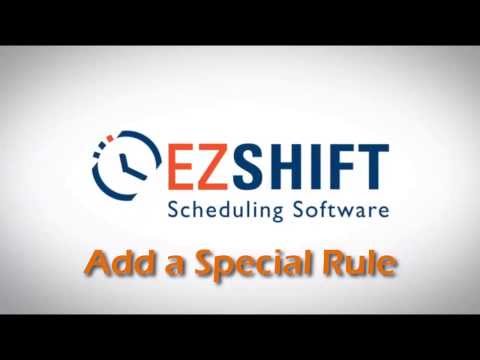 Ezshift How To Add Rules