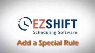 EZShift- How to Add Rules