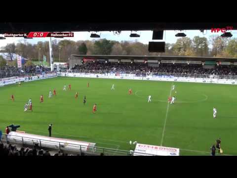 16.ST Spielbericht Stuttgarter Kickers - Hallescher FC