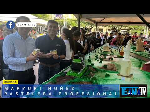 MARYURI NUÑEZ pastelera profesional participa en la torta más grande de los Santanderes.