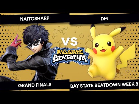 Bay State Beatdown #8 - naitosharp (Joker) vs DM (Pikachu) - Grand Finals