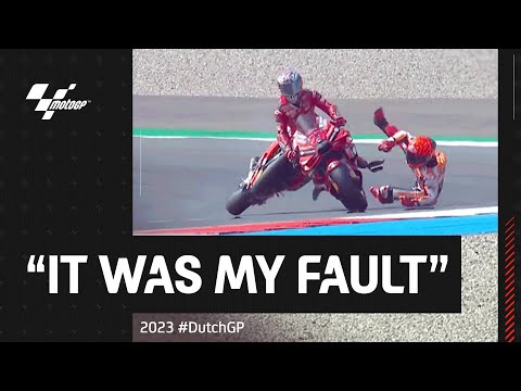 Wounded warriors Marquez and Bastianini talk their Q1 collision 💥 | 2023 #DutchGP