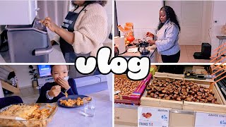 VLOG/une journée dans ma vie de maman : courses, repas( gratin de pâtes)et rendez-vous à la mairie !