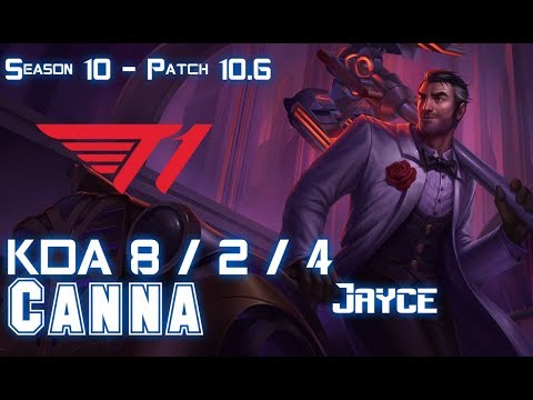 T1 Canna JAYCE vs IRELIA Top - Patch 10.6 KR Ranked