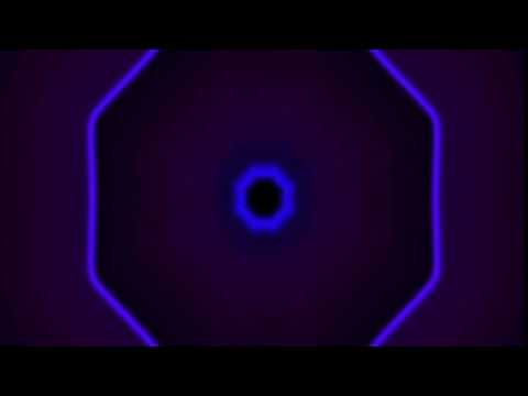 Club Visuals 675 - Blue hexagons VJ loop