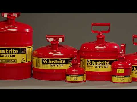 Justrite Safety Cans