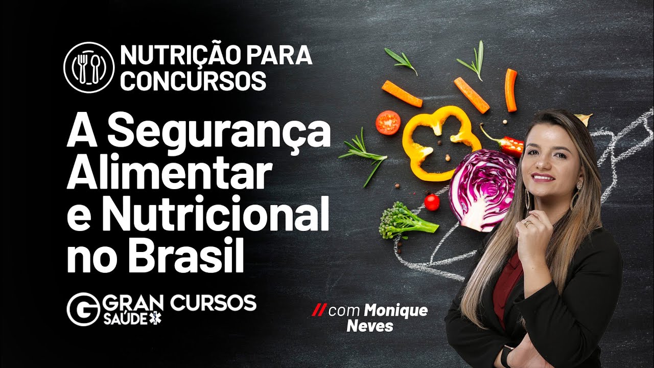 Nutrição para concursos - A Segurança Alimentar e Nutricional no Brasil com Monique Neves