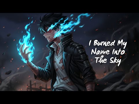 Nightcore - I Burned My Name Into The Sky | Dabi (lyrics)