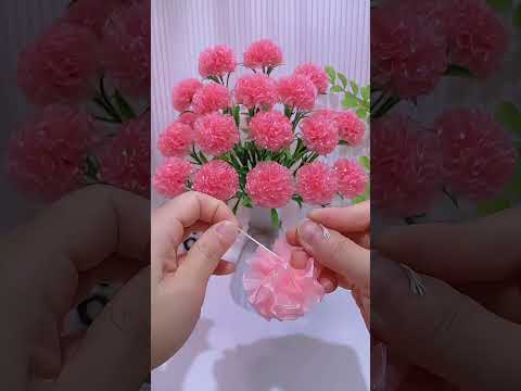 Handmade diy ribbon rose flowers#handmade #handmadegifts #flowers #gift #ribbon #rose #handmadecraft