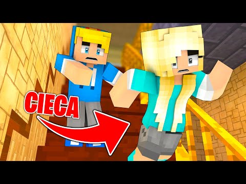 DOLCETTA CIECA CADE DALLE SCALE!! - Famiglia su Minecraft #127