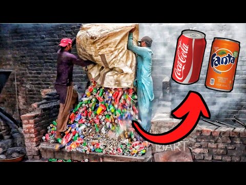 How Cold Drink Cane Recycle || How AL get From Old Cane Scrap || Big Skills