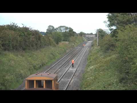 079 working 4 wheeled ballast wagons.