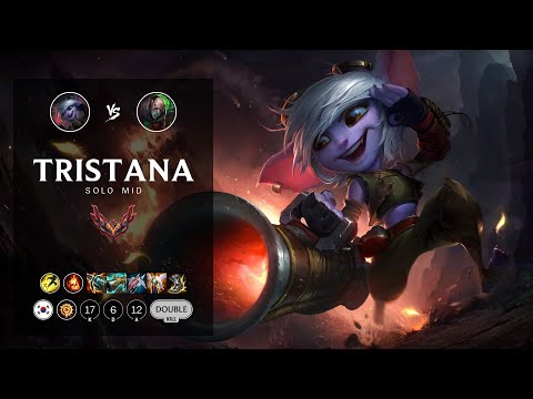 Tristana Mid vs Singed - KR Grandmaster Patch 12.7