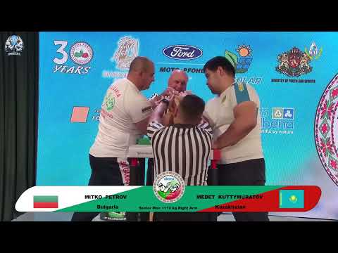 Mitko Petrov vs Medet Kuttymuratov | Over 110 kg | XLVI WORLD ARMWRESTLING CHAMPIONSHIP | 2025
