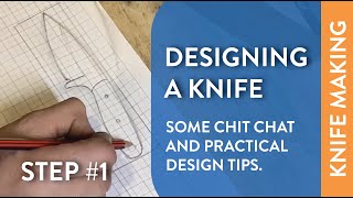 Design a knife & Make an MDF blank - Knife Making (STEP 1)